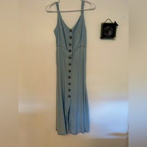 Long soft Blue Dress